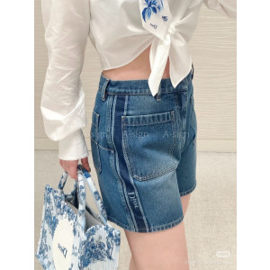 디올 숏 스톤워싱 코튼 팬츠 [정상가 230만원대]