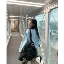 ★카리나착용★ 프라다 리나일론 백팩 미디움 30 [정상가 340만원대]